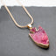 Druzy Arrowhead Pendant Long Necklace - Arlo and Arrows