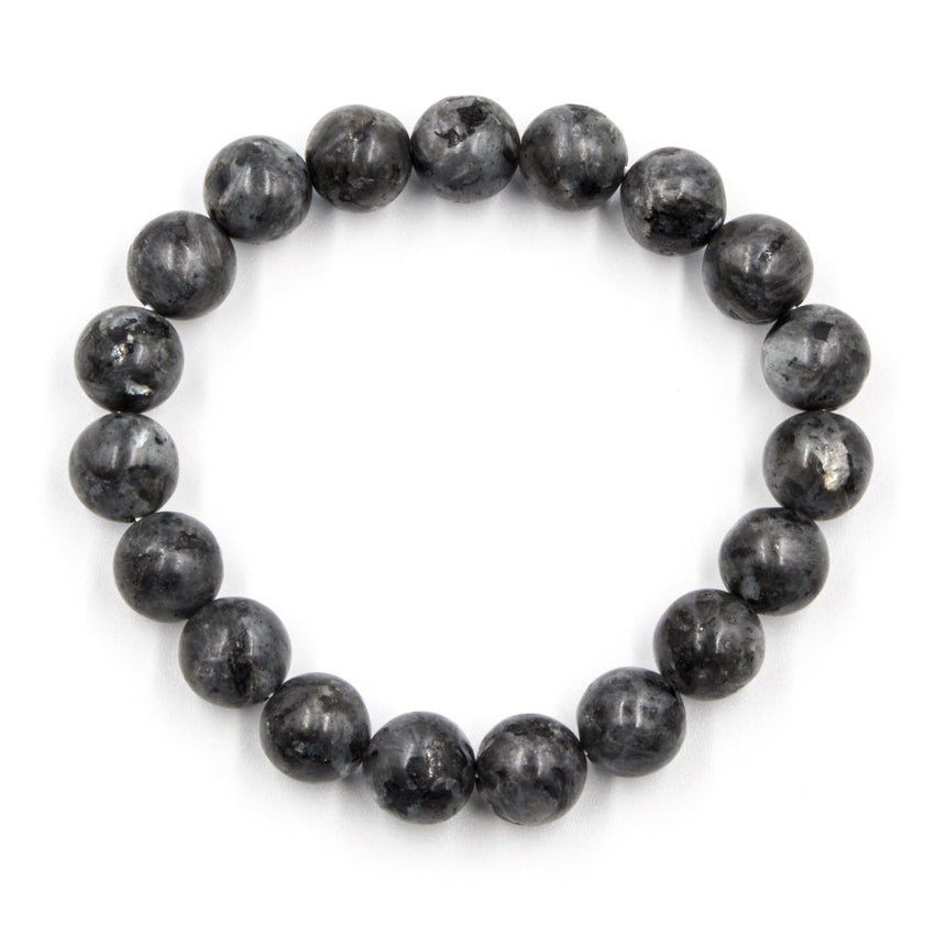 Dark Slate Grey Beaded Bracelet - Arlo and Arrows