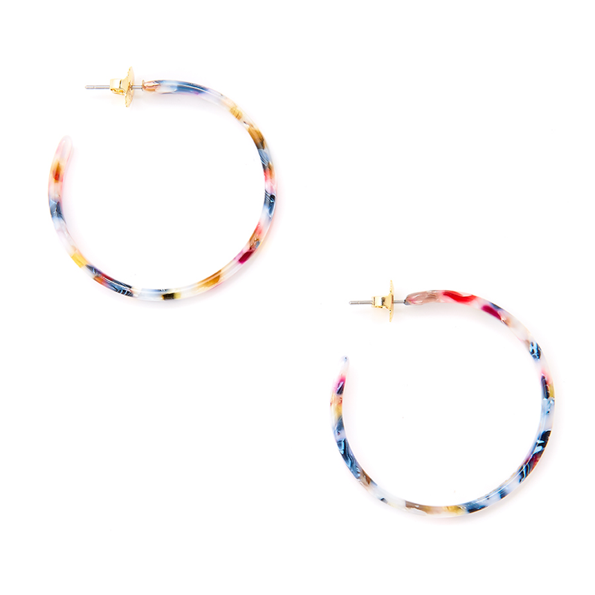 Torti-Ful Hoop Earring